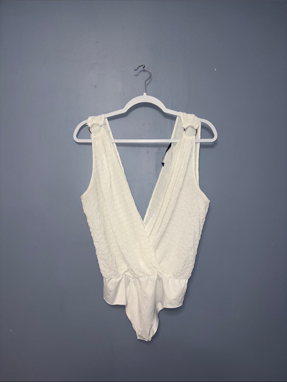 Zara • White Bodysuit